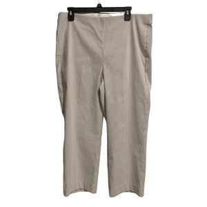 Chico’s So Slimming Juliet Slim Leg Ankle Pants Striped